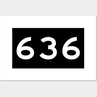 636 Area Code Posters and Art